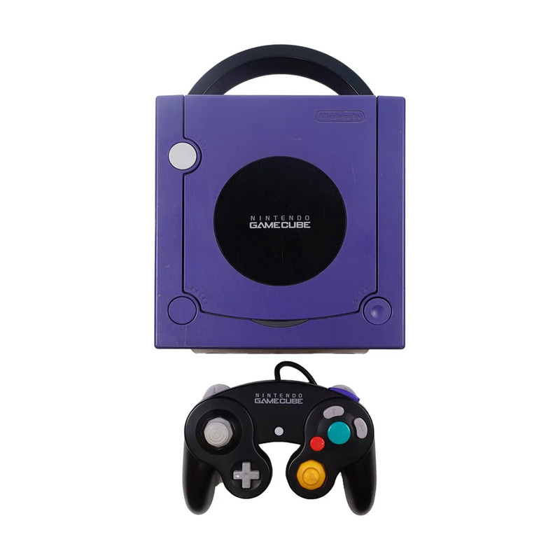 (Pre-Owned) Nintendo GameCube GC Game Console With Black Controller - Blue - ريترو